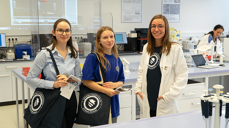 Interessentinnen und Interessenten überzeugten sich von den Studienangeboten der FHWN am Biotech Campus Tulln. | Foto: FHWN