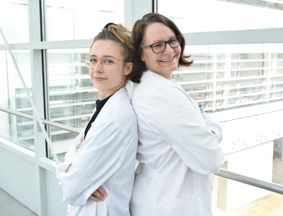 Dr. Tamara Weiss und Dr. Sabine Taschner-Mandl | Foto: St. Anna Kinderkrebsforschung