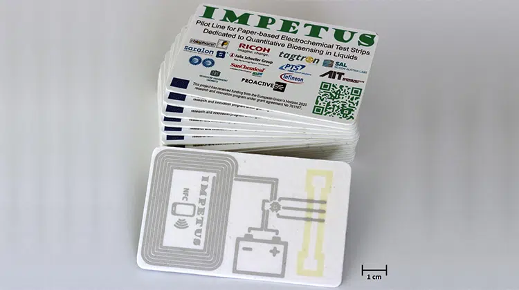 IMPETUS - Die Einwegtests haben die Größe einer Kreditkarte. | Foto: project-impetus