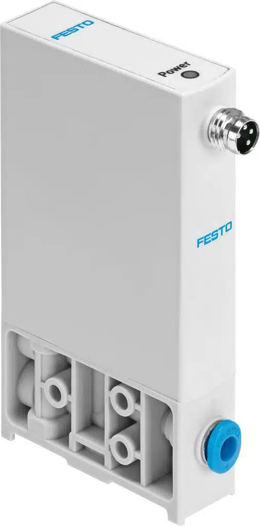 Lautlos, sanft und schnell dank Piezotechnologie: Das Proportional-Druckregelventil VEAA/VEAB. | Bild: Festo SE & Co. KG
