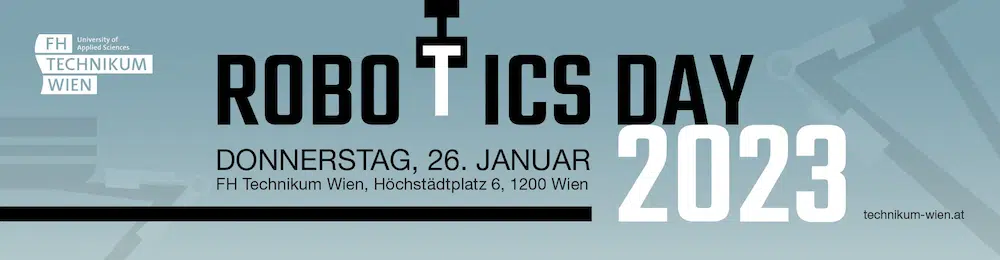 Die FH Technikum Wien lädt am 26. Januar 2023 zum Robotics Day an ihren Campus | Bild: FH Technikum Wien